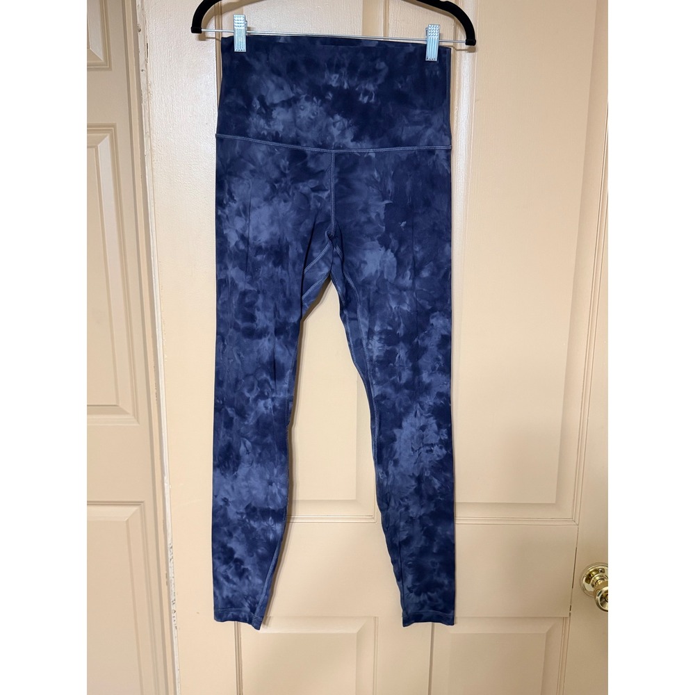 Lululemon Align High-Rise Pant 28 Diamond Dye Naval Blue Yoga Leggings Size 8
